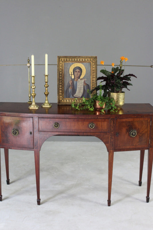 Early 19th Century Bow Front Sideboard - Kernow Furniture