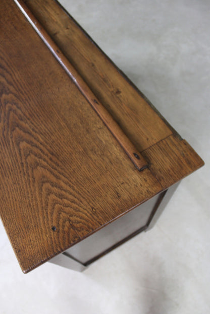 Rustic Oak & Elm Dresser Base - Kernow Furniture