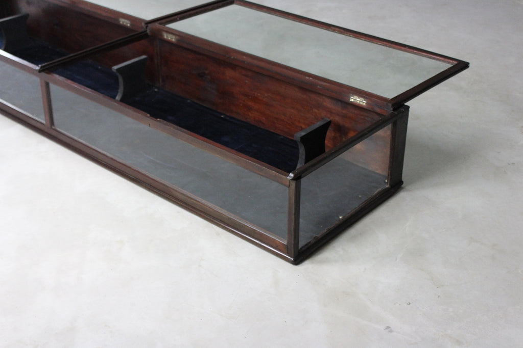 Antique Counter Top Display Cabinet - Kernow Furniture