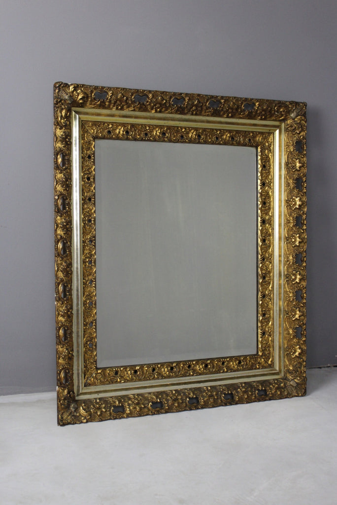 Large Ornate Gilt Mirror - Kernow Furniture