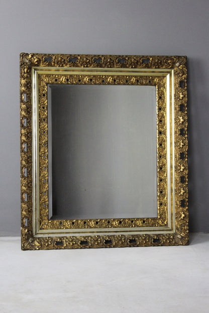 Large Ornate Gilt Mirror - Kernow Furniture