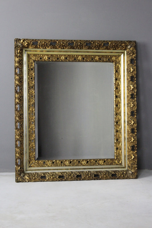 Large Ornate Gilt Mirror - Kernow Furniture