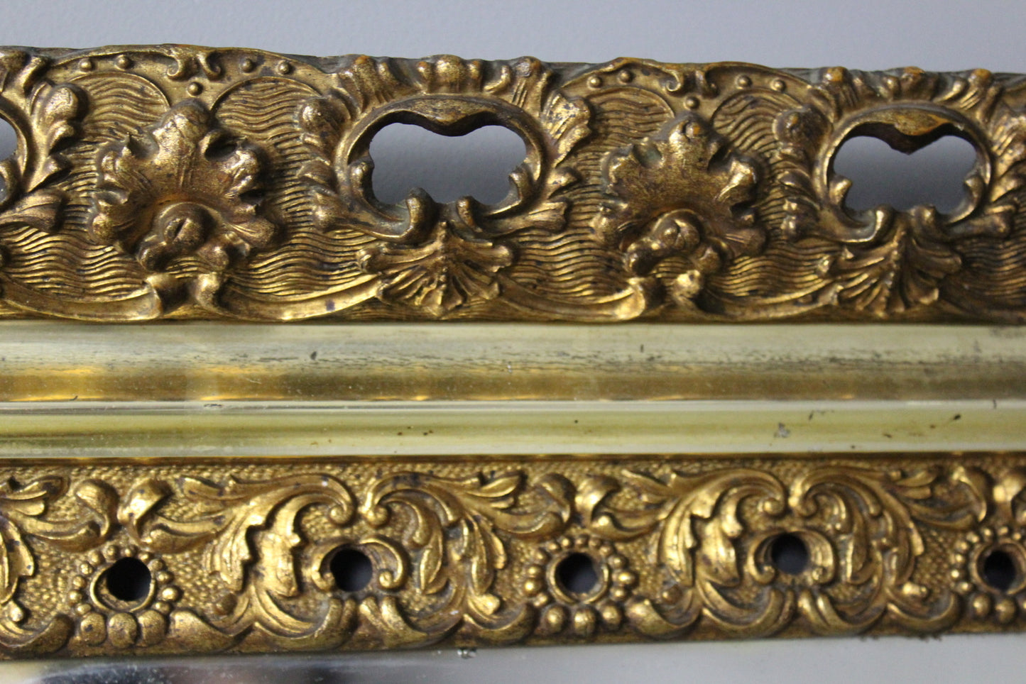 Large Ornate Gilt Mirror - Kernow Furniture