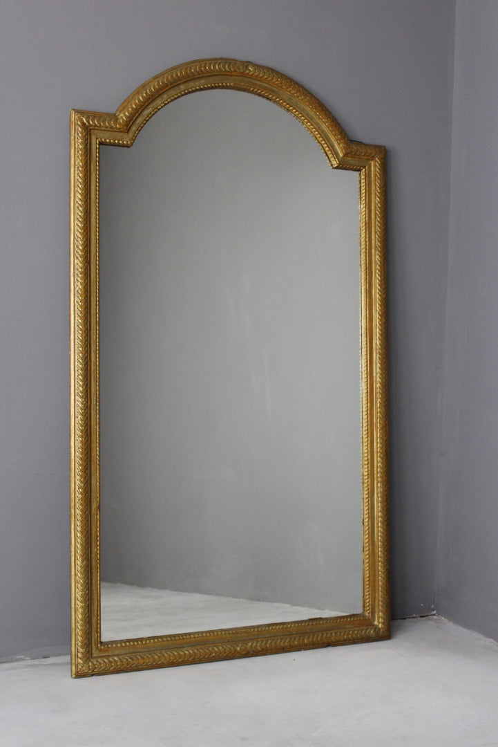 Large Antique Dome Top Pier Mirror - Kernow Furniture