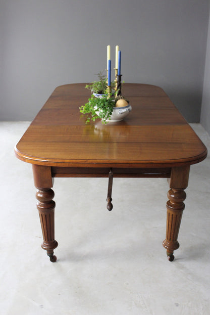 Large Extending Mahogany Dining Table - Kernow Furniture