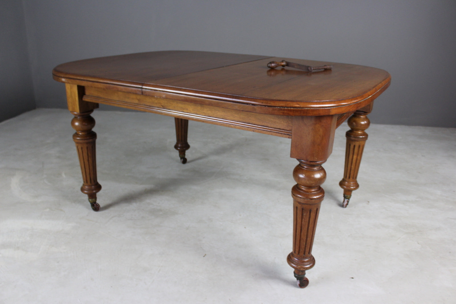 Large Extending Mahogany Dining Table - Kernow Furniture