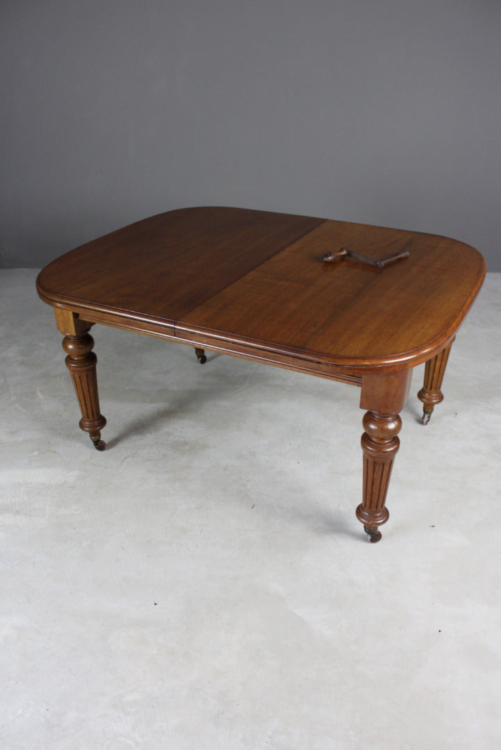 Large Extending Mahogany Dining Table - Kernow Furniture