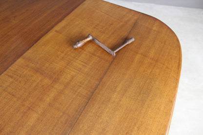 Large Extending Mahogany Dining Table - Kernow Furniture