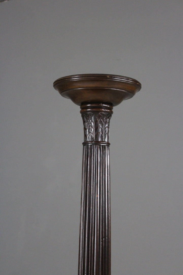 Victorian Mahogany Torchere - Kernow Furniture