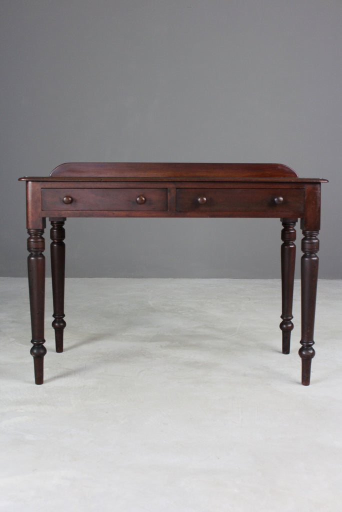 Victorian Mahogany Writing Table - Kernow Furniture