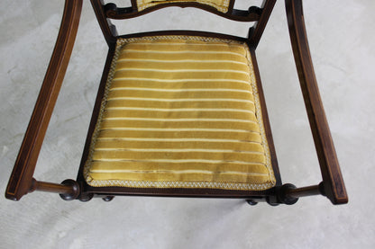 Edwardian Open Arm Chair - Kernow Furniture