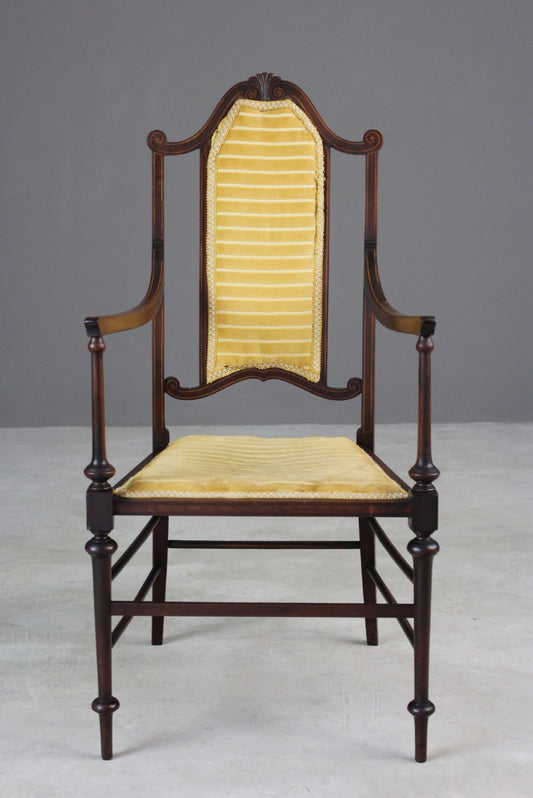 Edwardian Open Arm Chair - Kernow Furniture