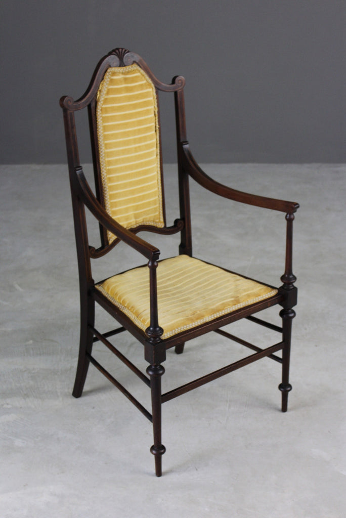 Edwardian Open Arm Chair - Kernow Furniture