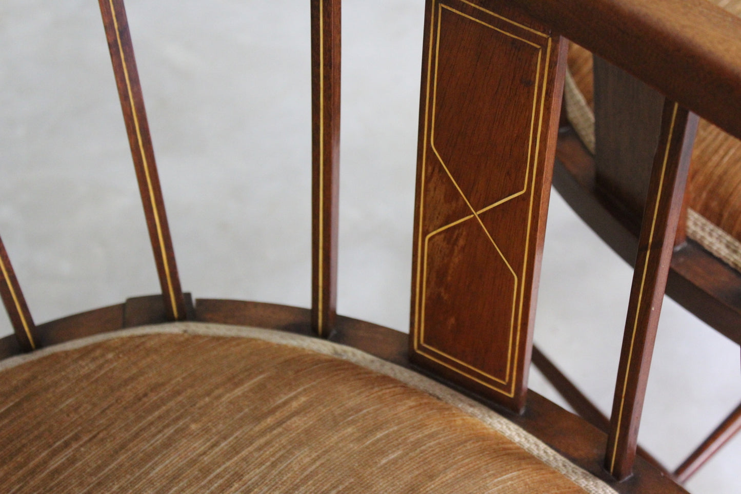 Pair Edwardian Tub Chairs - Kernow Furniture