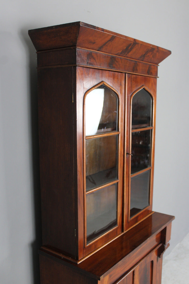 Victorian Mahogany Bookcase - Kernow Furniture