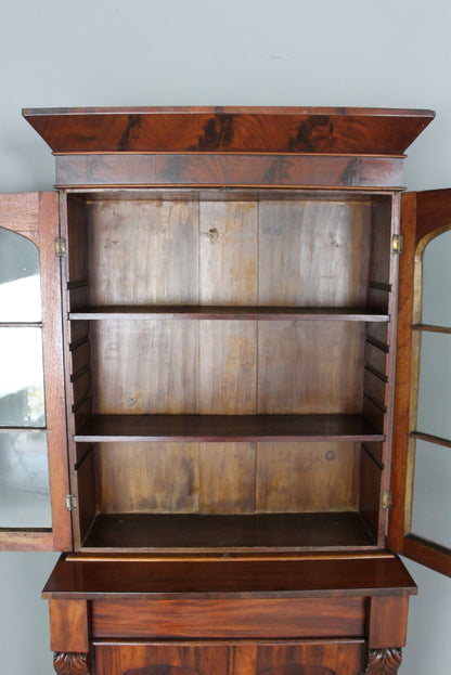 Victorian Mahogany Bookcase - Kernow Furniture