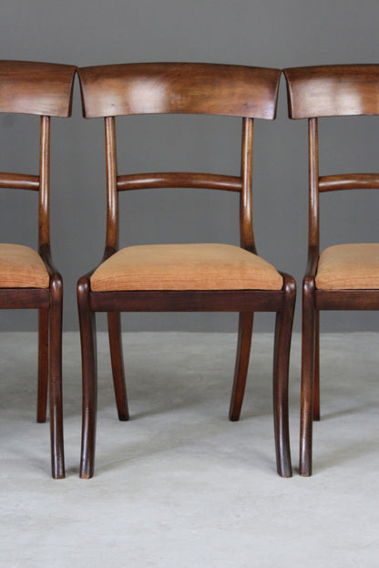 Antique Mahogany Dining Chairs - Kernow Furniture