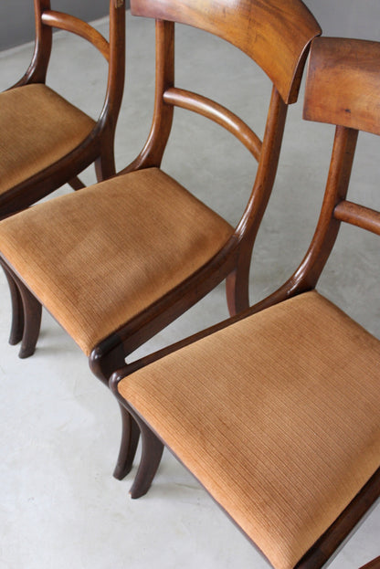 Antique Mahogany Dining Chairs - Kernow Furniture