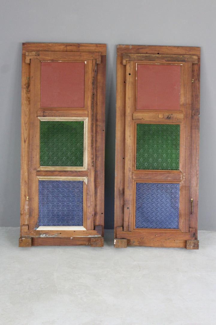 Pair Moorish Carved Panels - Kernow Furniture