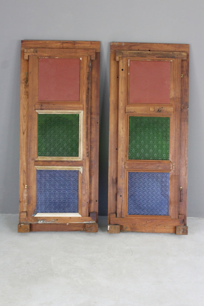 Pair Moorish Carved Panels - Kernow Furniture