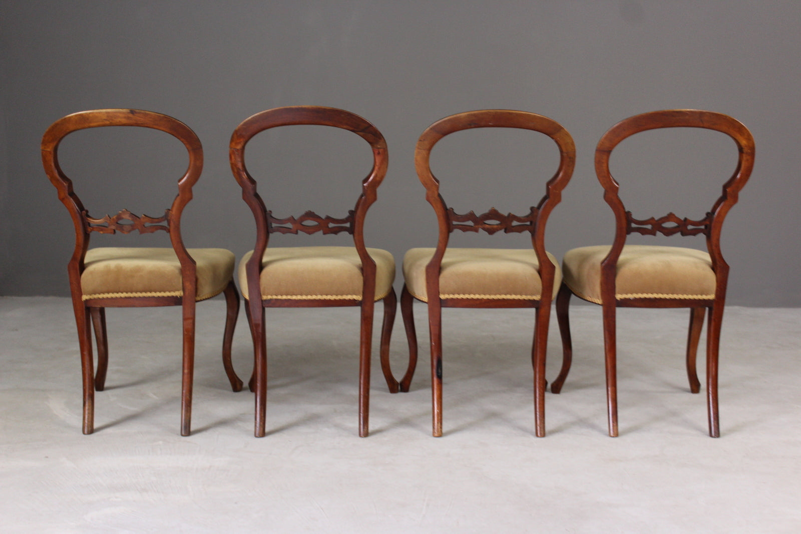 4 Victorian Dining Chairs - Kernow Furniture