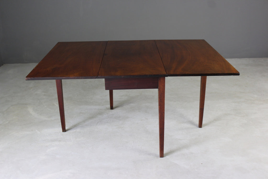 Antique Mahogany Drop Leaf Table - Kernow Furniture