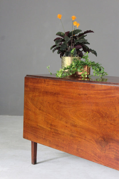 Antique Mahogany Drop Leaf Table - Kernow Furniture