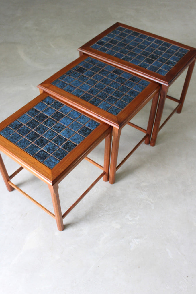 Retro Teak Nest Tables - Kernow Furniture