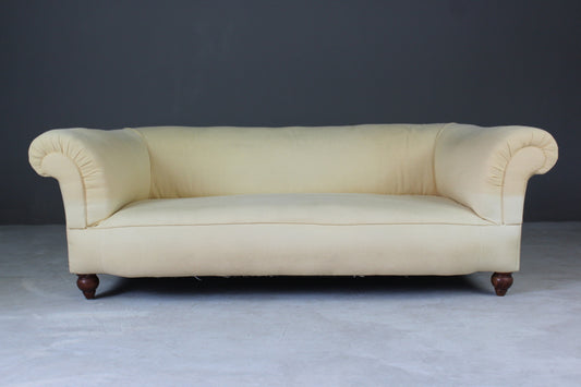 Victorian Style Cream Sofa - Kernow Furniture