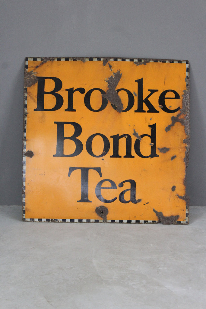 Brooke Bond Tea Enamel Sign - Kernow Furniture