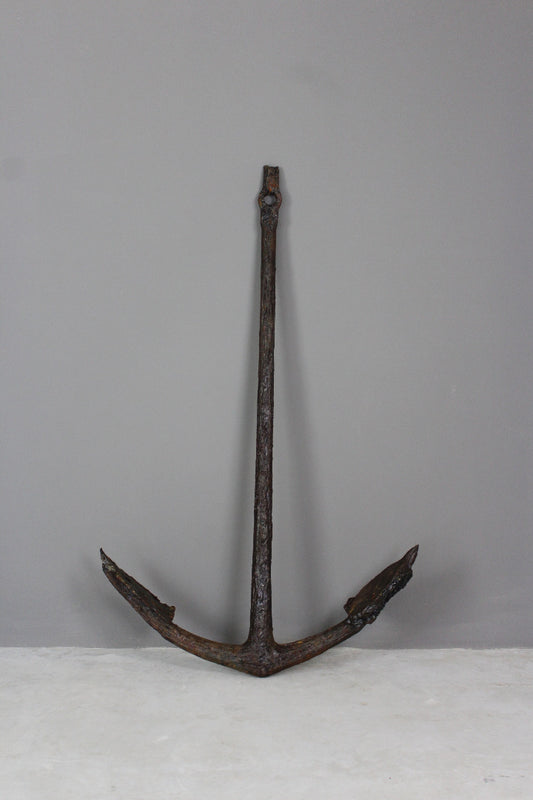 Large Antique Boat Anchor - Kernow Furniture