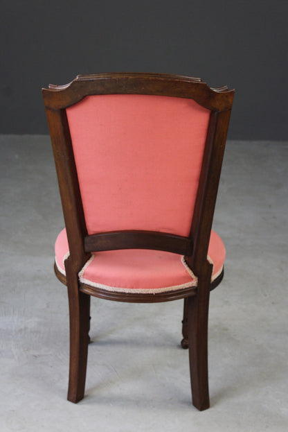 Vintage French Style Pink Salon Chair - Kernow Furniture