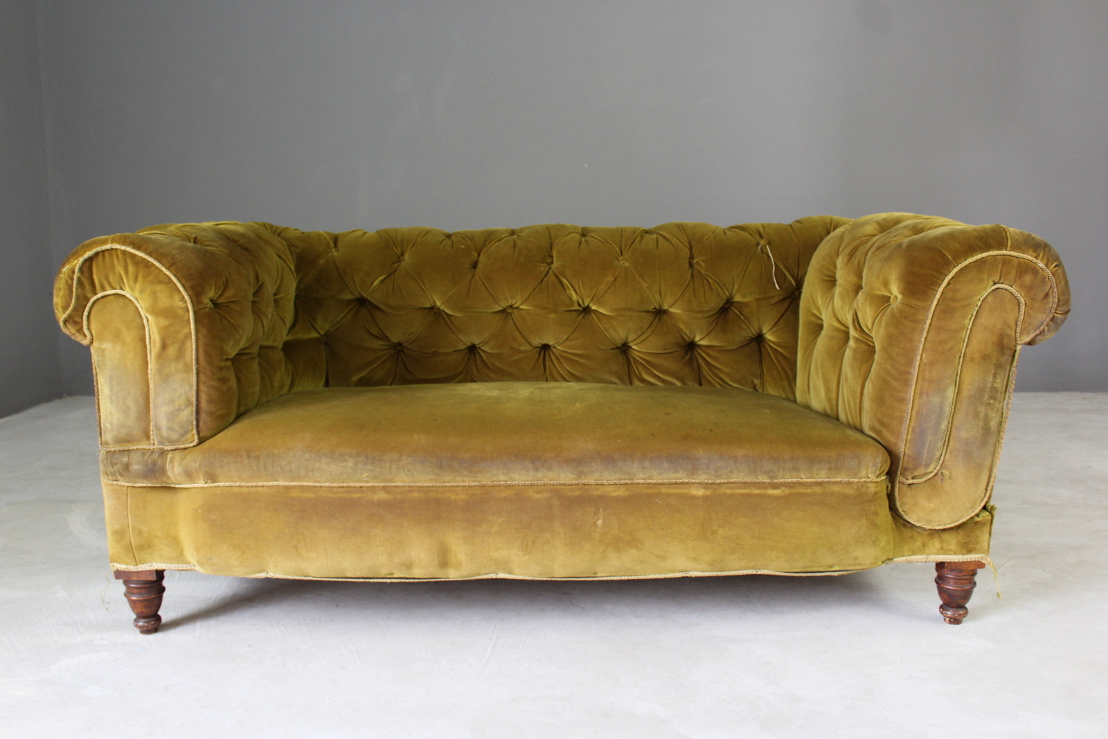 Antique Chesterfield Sofa - Kernow Furniture