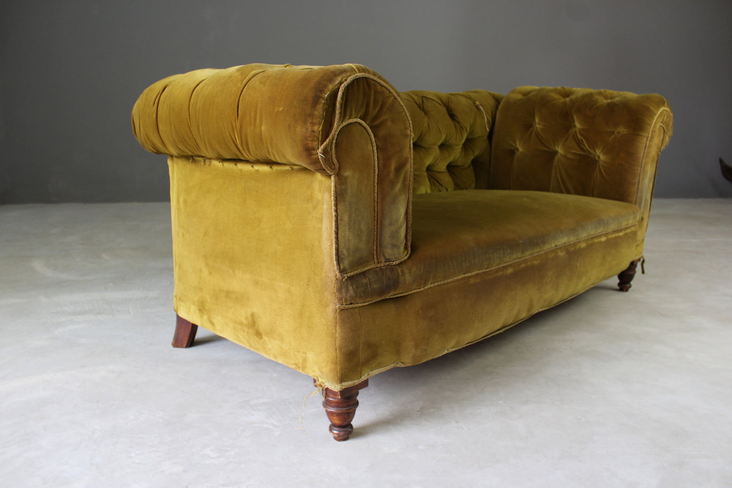 Antique Chesterfield Sofa - Kernow Furniture