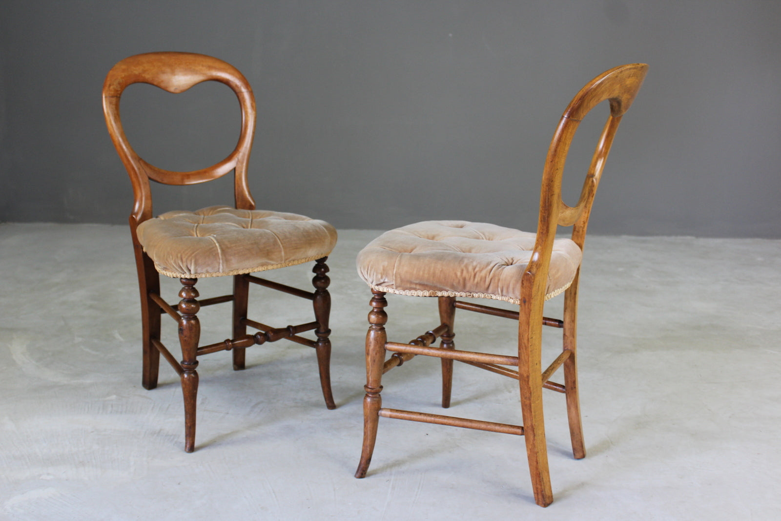 Set 4 Balloon Back Occasional Chairs - Kernow Furniture