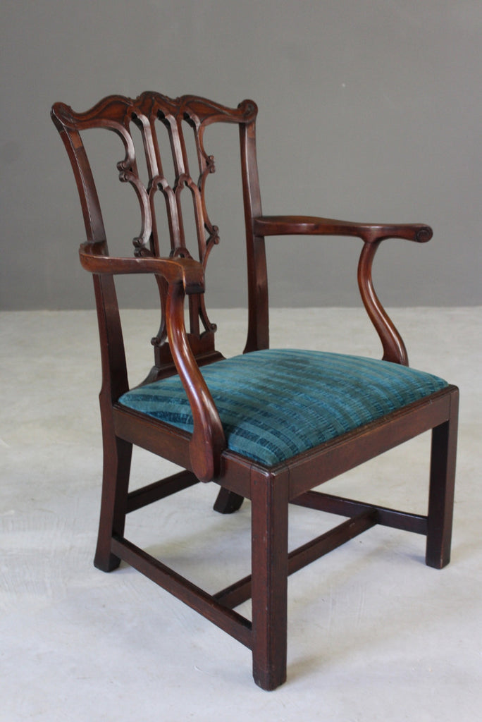 Antique Chippendale Style Carver Chair - Kernow Furniture