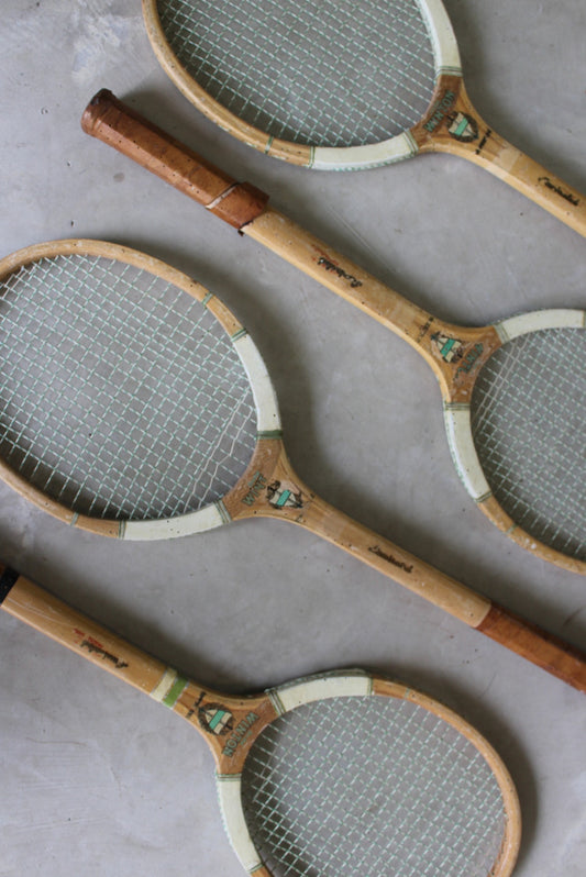 Winton Vintage Badminton Rackets - Kernow Furniture