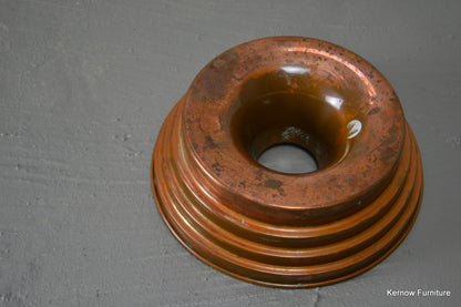 Vintage Copper Ring Jelly Mould - Kernow Furniture