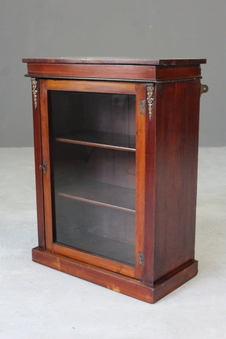 Antique Mahogany Display Cabinet - Kernow Furniture