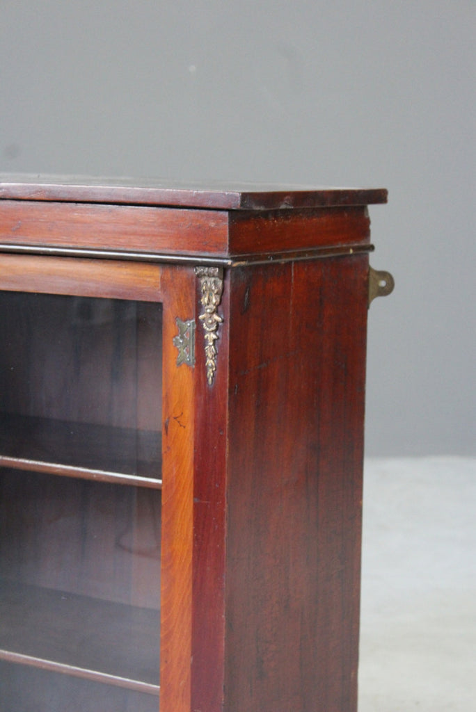Antique Mahogany Display Cabinet - Kernow Furniture