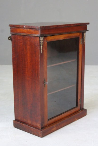 Antique Mahogany Display Cabinet - Kernow Furniture