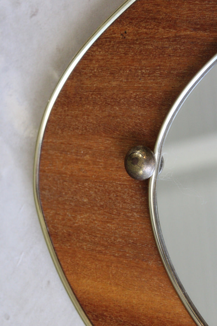 Retro Oval Wall Mirror - Kernow Furniture