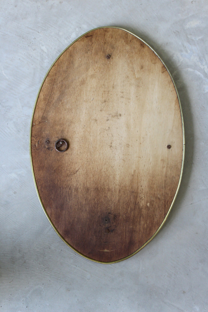 Retro Oval Wall Mirror - Kernow Furniture