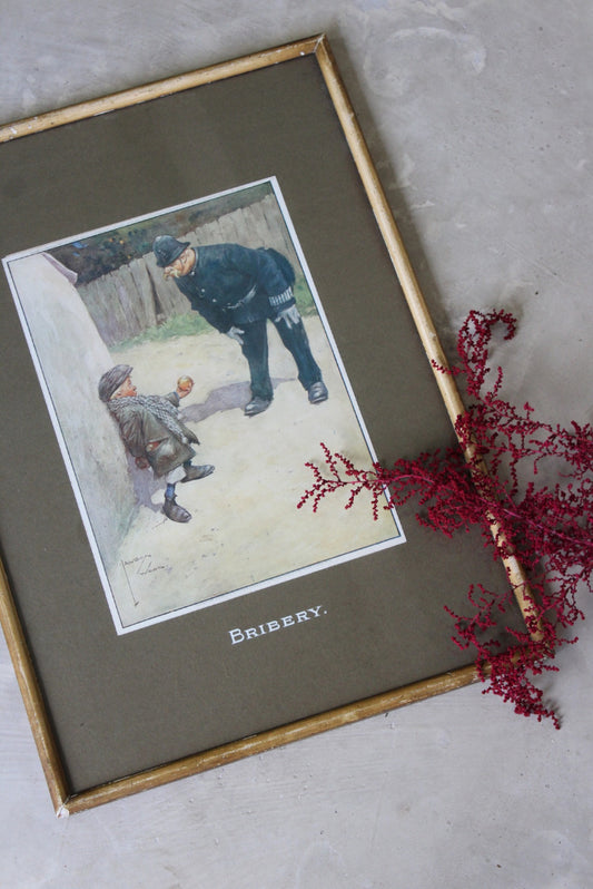 Bribery Frame Print - Kernow Furniture