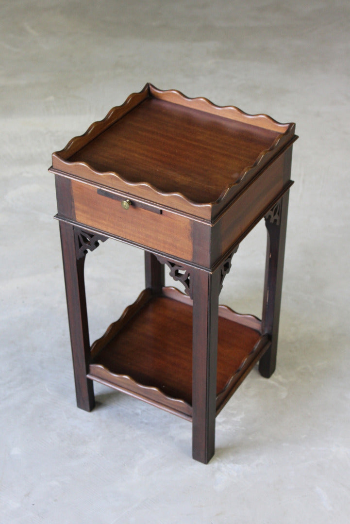 Small Mahogany Side Table - Kernow Furniture