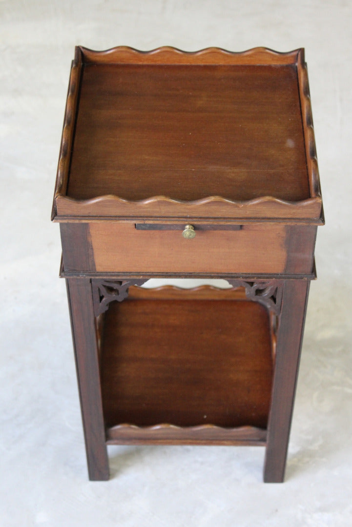 Small Mahogany Side Table - Kernow Furniture