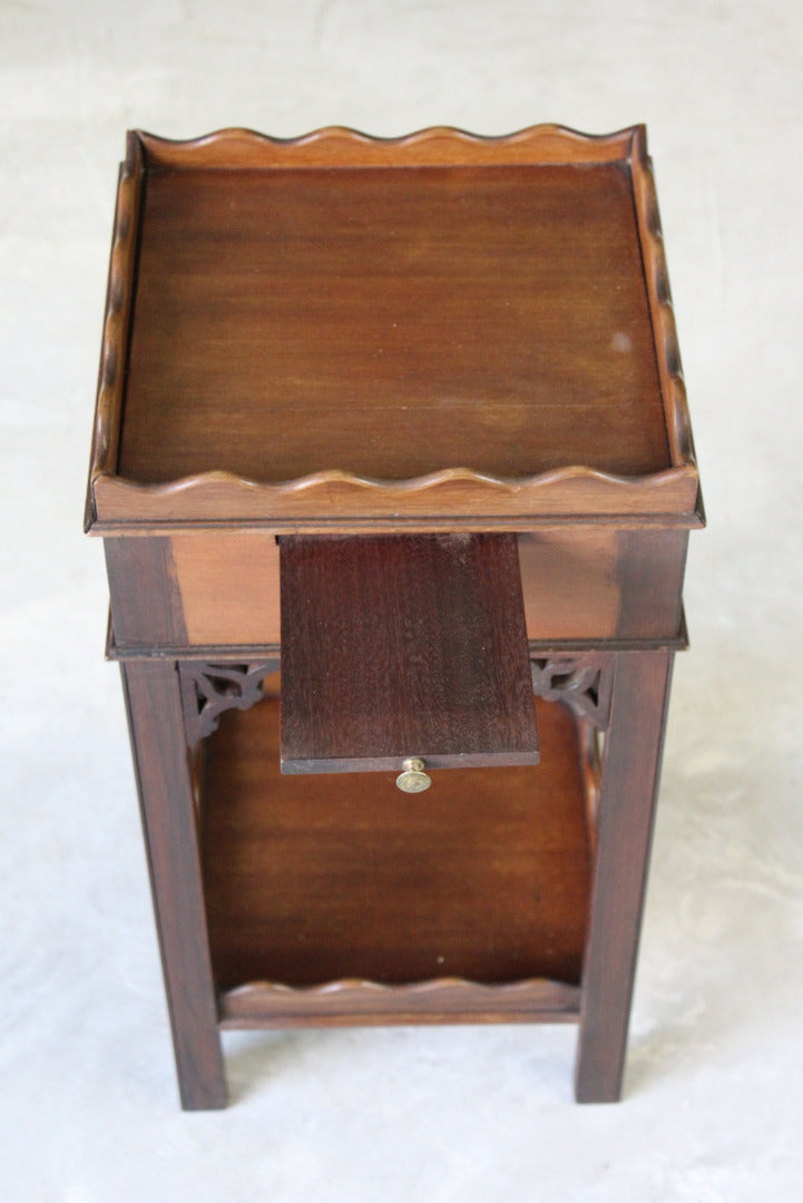 Small Mahogany Side Table - Kernow Furniture