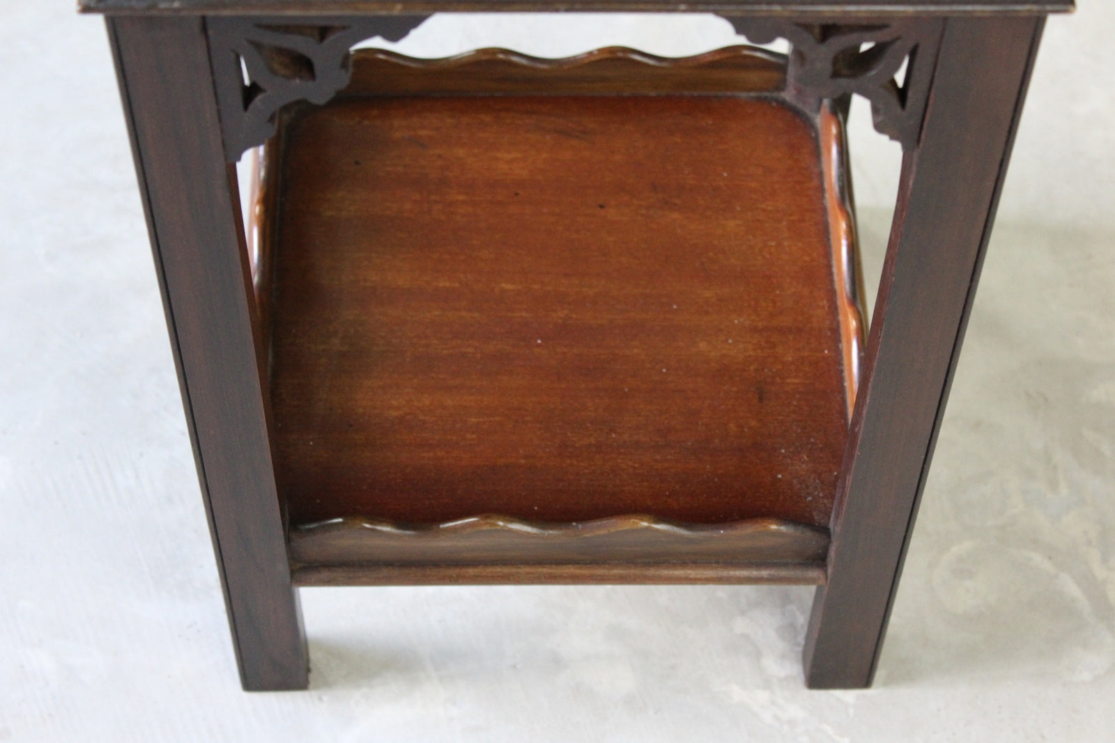 Small Mahogany Side Table - Kernow Furniture