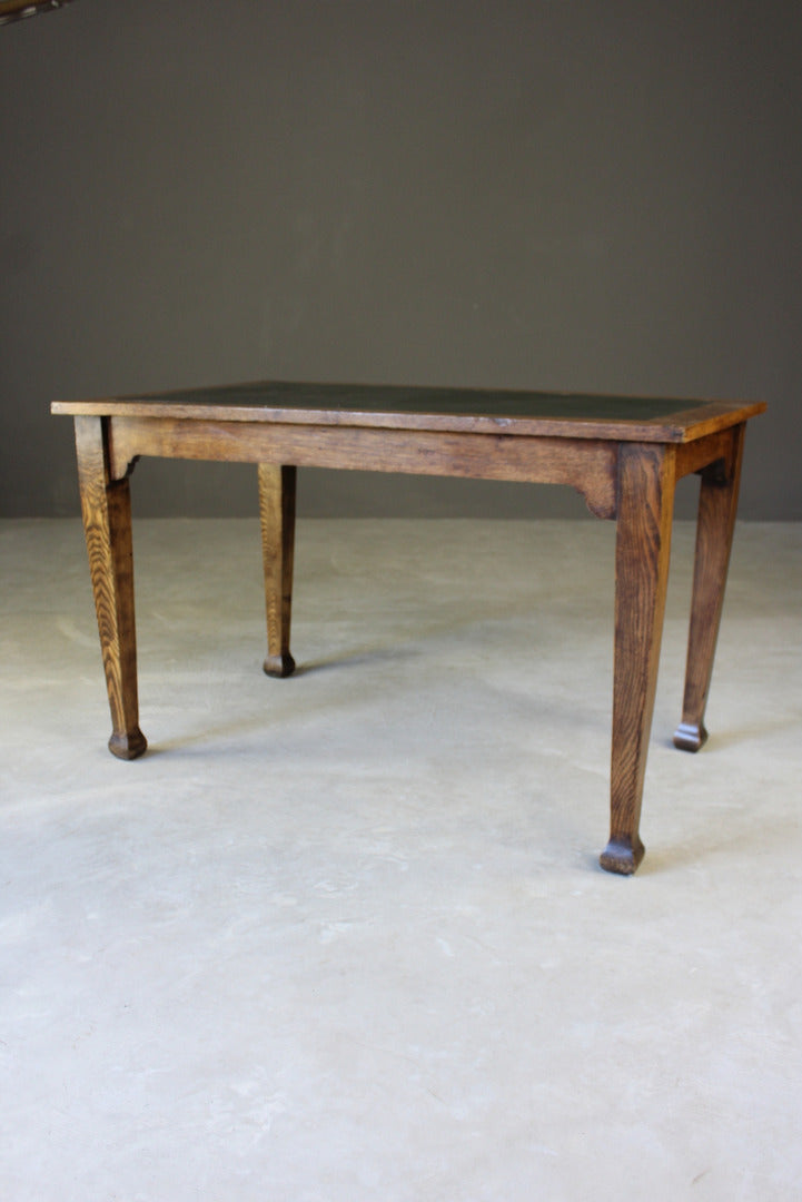 Edwardian Oak Desk - Kernow Furniture