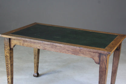 Edwardian Oak Desk - Kernow Furniture